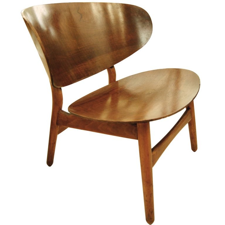 Hans Wegner Shell Chair with Original Label