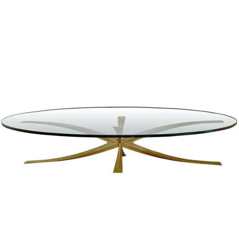 Cast Bronze Coffee Table by Michel Mangematin