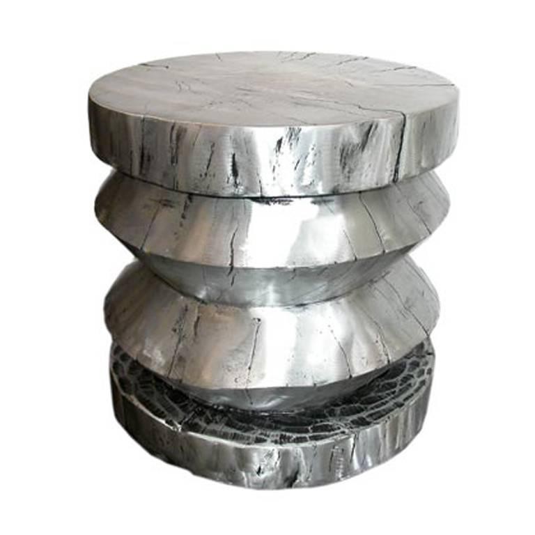 Cast Aluminium Stool or End Table