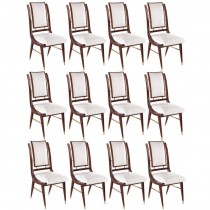 Set of twelve Italian Modern Dining Chairs
