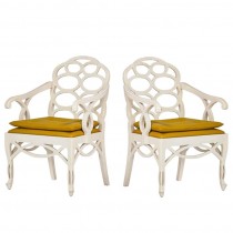 Pair of Loop Chairs by Francis Elkins