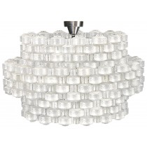 Carl Fagerlund for Orrefors Glass Chandelier (Two Chandeliers Available)