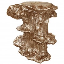 Cast Bronze Burled Side Table