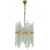 Austrian Crystal and Brass Chandelier by Christoph Palme