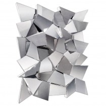 Delaunay Chrome Mirror / Wall Sculpture by Craig Van Den Brulle