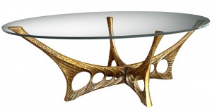 Abstract Bronze Coffee Table by Willy Ceysens (1929 - 2007)