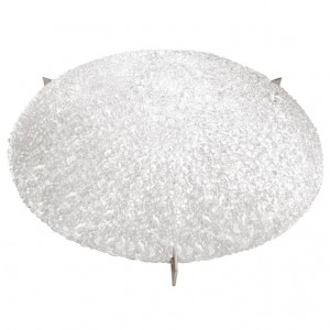 Kalmar Round Textured Glass Ceiling Fixture / 2 Available