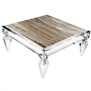 Avenire Lucite Coffee Table by Craig Van Den Brulle