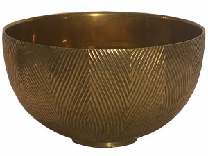 Signed Axel Salto Bronze Bowl C.1930's Denmark