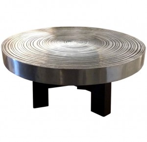 Signed Ado Chale Steel Coffee Table / SOLD